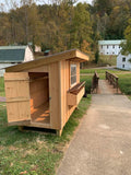 8 foot by 4 foot walk in chicken coop. 8ft x 4ft. 8x4 Preassembled, Pre-assembled