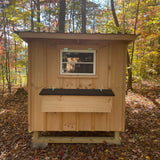 6 foot by 4 foot walk in chicken coop with four (4) nesting boxes. 6ft x 4ft. 6x4 Preassembled, Pre-assembled